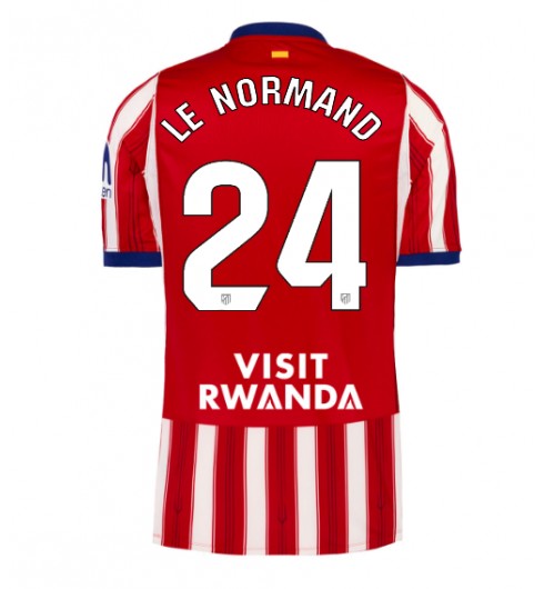Atletico Madrid Robin Le Normand #24 Domácí Dres 2026-27 Krátký Rukáv Atletico Madrid Robin Le Normand #24 Domácí Dres 2026-27 Krátký Rukáv